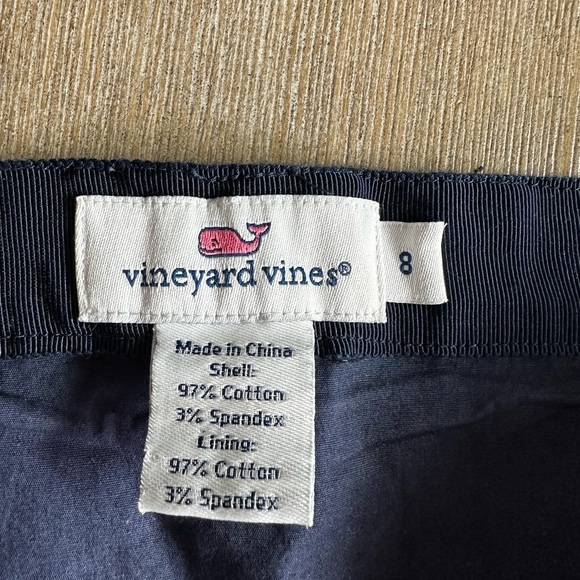 Vineyard Vines Navy and White Patterned Mini Skirt - Picture 5 of 5